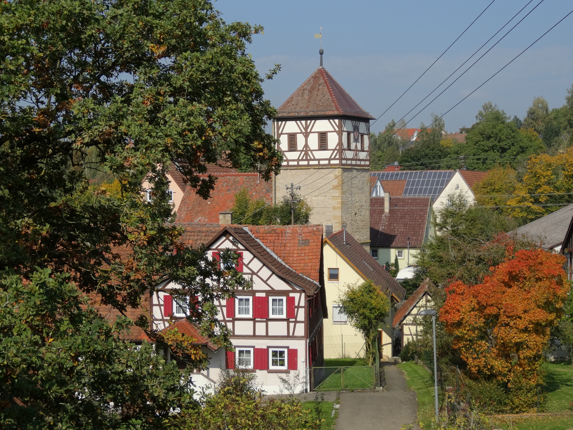 Evangelische Bartholomäuskirche Beimbach Bartholomäuskirche Beimbach bei schönem Wetter.