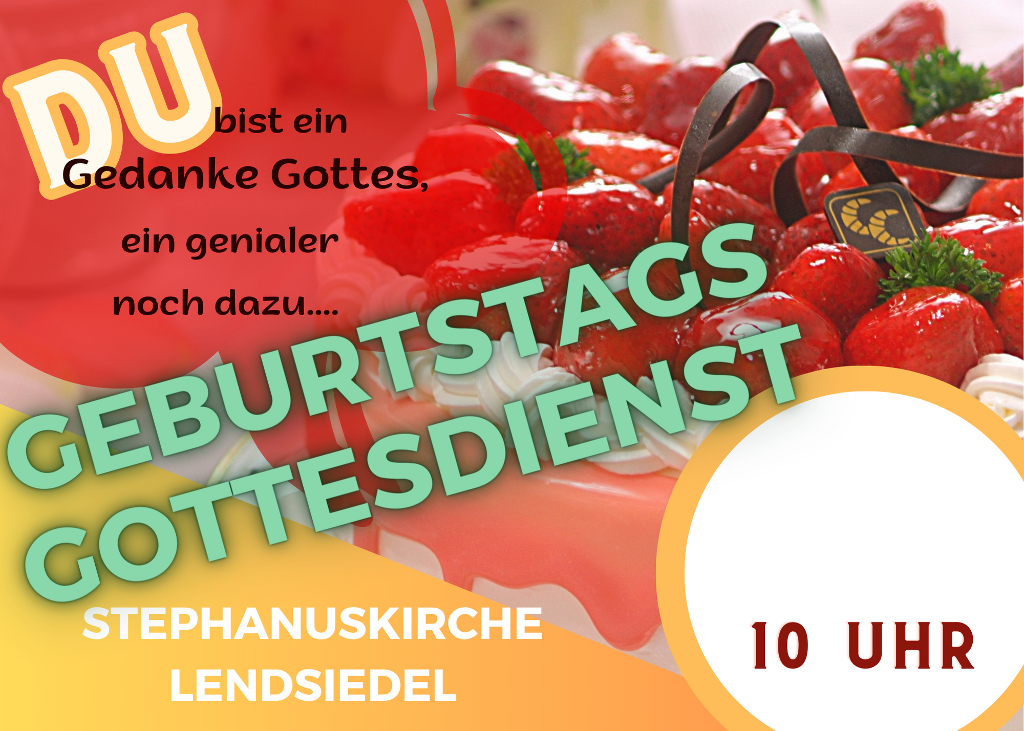 Geb-Gottesdienst Geburtstagsgottesdienst Stephanuskirche Lendsiedel
